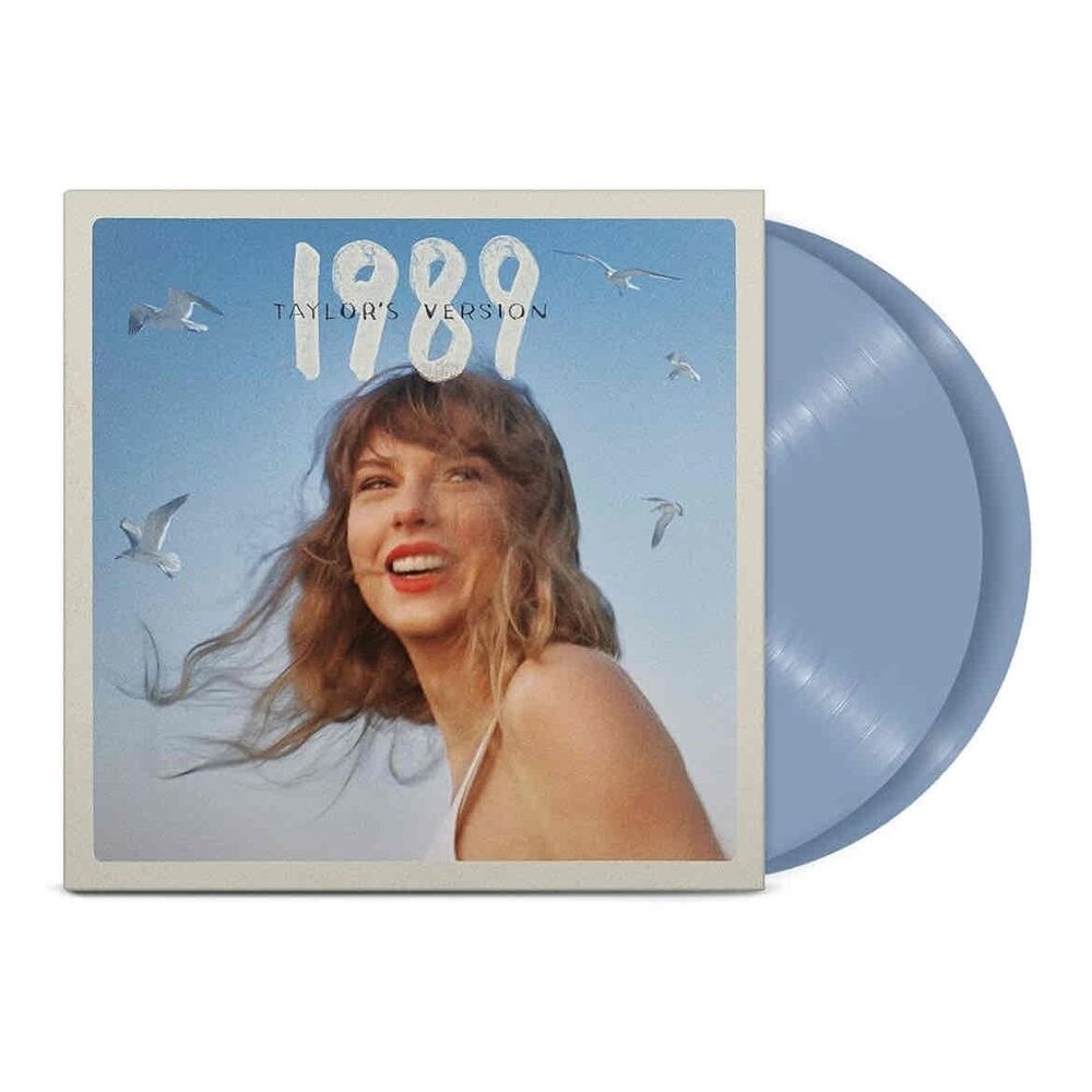 NWT Taylor Swift 1989 Taylors Version Crystal Skies Blue Vinyl Record MINT LP